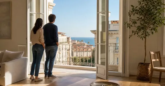 Appartement assuré avec vue sur Nice et la Méditerranée